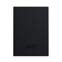Taschenkalender 2027 - schwarz, DIN A7