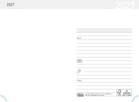 Taschenkalender 2027 - schwarz, DIN A7
