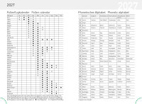 Taschenkalender 2027 - schwarz, DIN A7