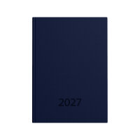 Taschenkalender 2027 -  blau, DIN A7