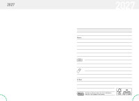 Taschenkalender 2027 - rot, DIN A7