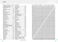 Taschenkalender 2027 - rot, DIN A7