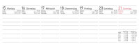 Tischkalender 2027 - Premium, mit Registerschnitt