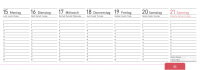 Tischkalender 2027 - Premium, mit Registerschnitt