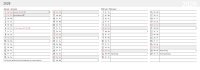 Tischkalender 2027 - Premium, mit Registerschnitt