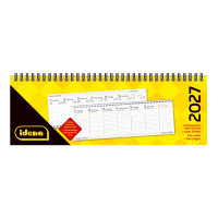Tischquerkalender 2027 - 1 Woche / 2 Seite