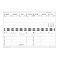 Tischquerkalender 2027 - 1 Woche / 2 Seite