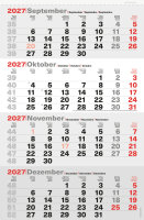 4-Monatskalender 2027 - 30 x 60 cm
