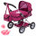 Puppenwagen - Smarty mit Tasche und Korb, 58 x 37,5 x 57 cm