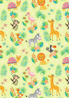 Geschenkpapier - Safari, 70 cm x 2 m