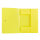Sammelmappe PP - mit Gummizugverschluss & Rückenschild, pastell limone, DIN A4