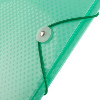 Sammelmappe PP - mit Gummizugverschluss & Rückenschild, pastell mint, DIN A4
