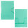 Sammelmappe PP - mit Gummizugverschluss & Rückenschild, pastell mint, DIN A4