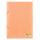 Sammelmappe PP - mit Gummizugverschluss & Rückenschild, pastell aprikot, DIN A4
