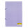 Sammelmappe PP - mit Gummizugverschluss & Rückenschild, pastell flieder, DIN A4