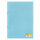 Sammelmappe PP - mit Gummizugverschluss & Rückenschild, pastell aqua, DIN A4
