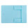 Sammelmappe PP - mit Gummizugverschluss & Rückenschild, pastell aqua, DIN A4