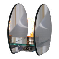 Idena LED Weihnachtsdeko - LED Elch, im Glas, dunkelbraun, 12 x 6.2 x 11 cm