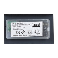 Idena LED Weihnachtsdeko - LED Elch, im Glas, dunkelbraun, 12 x 6.2 x 11 cm