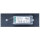 Idena LED Dekolicht - 3 Kerzen, im Glas, dunkelbraun, 18 x 6.2 x 12 cm