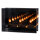 Idena LED Dekolicht - 3 Kerzen, im Glas, dunkelbraun, 18 x 6.2 x 12 cm