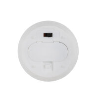 Idena LED Adventskalender - Echtwachskerze, Flackerlicht, weiß, Ø5 x 27 cm, 6h Timer, Fernbedienung