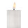 Idena LED Adventskalender - Echtwachskerze, Flackerlicht, weiß, Ø5 x 27 cm, 6h Timer, Fernbedienung
