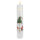 Idena LED Adventskalender - Echtwachskerze, Flackerlicht, weiß, Ø5 x 27 cm, 6h Timer, Fernbedienung