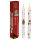 Idena LED Adventskalender - 2er Set, Echtwachskerze, Flackerlicht, weiß, Ø2 x 24 cm, 6h Timer, Fernbedienung