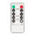 Idena LED Adventskalender - 2er Set, Echtwachskerze, Flackerlicht, weiß, Ø2 x 24 cm, 6h Timer, Fernbedienung