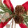 Idena Dekokranz - Weihnachtskranz mit Schleife und 2 Glocken, rot, 35 cm