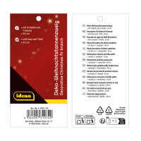 Idena Dekoanhänger - Weihnachtstannenzweig, mit...