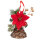 Idena Dekoanhänger - Weihnachtsglocke geschmückt, 6h-Timer, rot, 17,5 cm