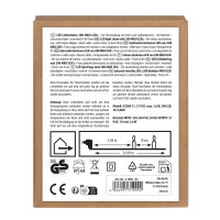 Idena Lichterkette - 200 maxi, LED, warmweiß, 8h Timer, 24,9 m, für Innen & Außen