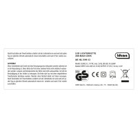 Idena Lichterkette - 200 maxi, LED, warmweiß, 8h Timer, 24,9 m, für Innen & Außen