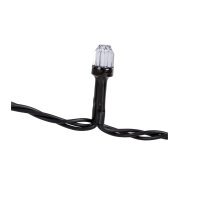 Idena Lichterkette - 200 maxi, LED, warmweiß, 8h Timer, 24,9 m, für Innen & Außen