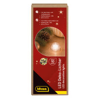 Idena Deko Lichter - 3 LED, warmweiß, wasserfest,...