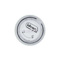 Idena Deko Lichter - 3 LED, warmweiß, wasserfest, silber, Ø3 x 2,4 cm, 10 Stück, Teelichter, batteriebetrieben