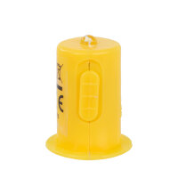 Idena Laternenlichter - 1 Led, weiß, Gehäuse gelb, 2,5 x 3 cm, 2 Stück, batteriebetrieben