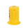 Idena Laternenlichter - 1 Led, weiß, Gehäuse gelb, 2,5 x 3 cm, 2 Stück, batteriebetrieben