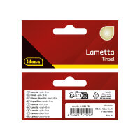 Idena Lametta - glatt, 300 Fäden, gold, 50 cm