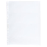 100 genarbte Prospekthüllen im DIN A4-Format...