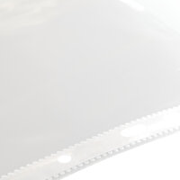 Packung mit 10 Prospekthüllen in DIN A4 Größe, glasklar und strapazierfähig.