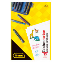 Zeichenkarton Din A3 mit 10 Blatt und 190 g/m², FSC...