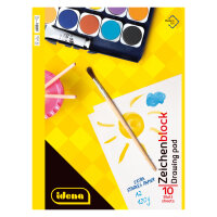 DIN A2 Zeichenblock mit 10 Blatt und 120 g/m² - ideal für kreative Kunst- und Bastelprojekte geeignet