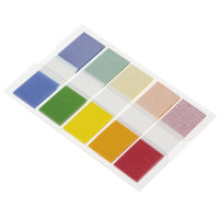 Page Marker Streifen, 100 St&uuml;ck, 12 x 43 mm, 5 Farben