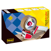Packband-Abroller, inkl. 1 Rolle Packband 50 mm x 66 m