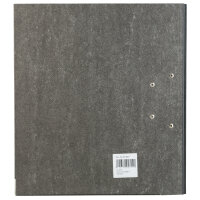 Ordner Wolkenmarmor - DIN A4, 8 cm Rückenbreite, schwarz