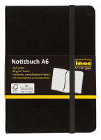 Notizbuch - kariert, DIN A6, FSC&reg; Mix, Hardcover, 80 g/m&sup2;