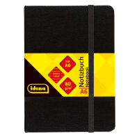 Liniertes Notizbuch im DIN A6 Format mit Hardcover und FSC-Mix-Zertifizierung